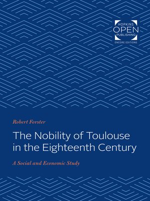 cover image of The Nobility of Toulouse in the Eighteenth Century